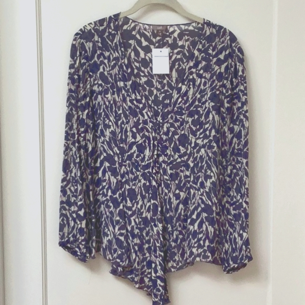 J. JILL Flowy V-Neck Blouse